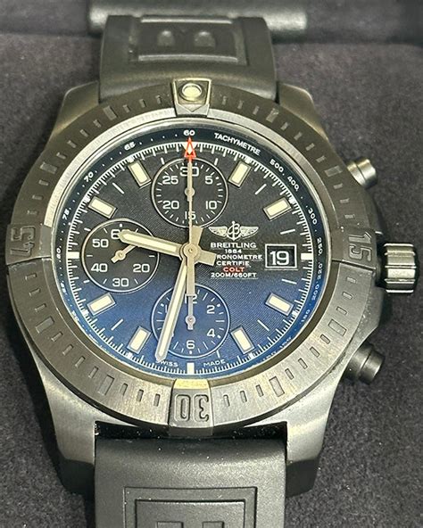 breitling colt chronograph m1338810 bf01-153s|Breitling 2017 PVD Colt Chrono M13388010 .